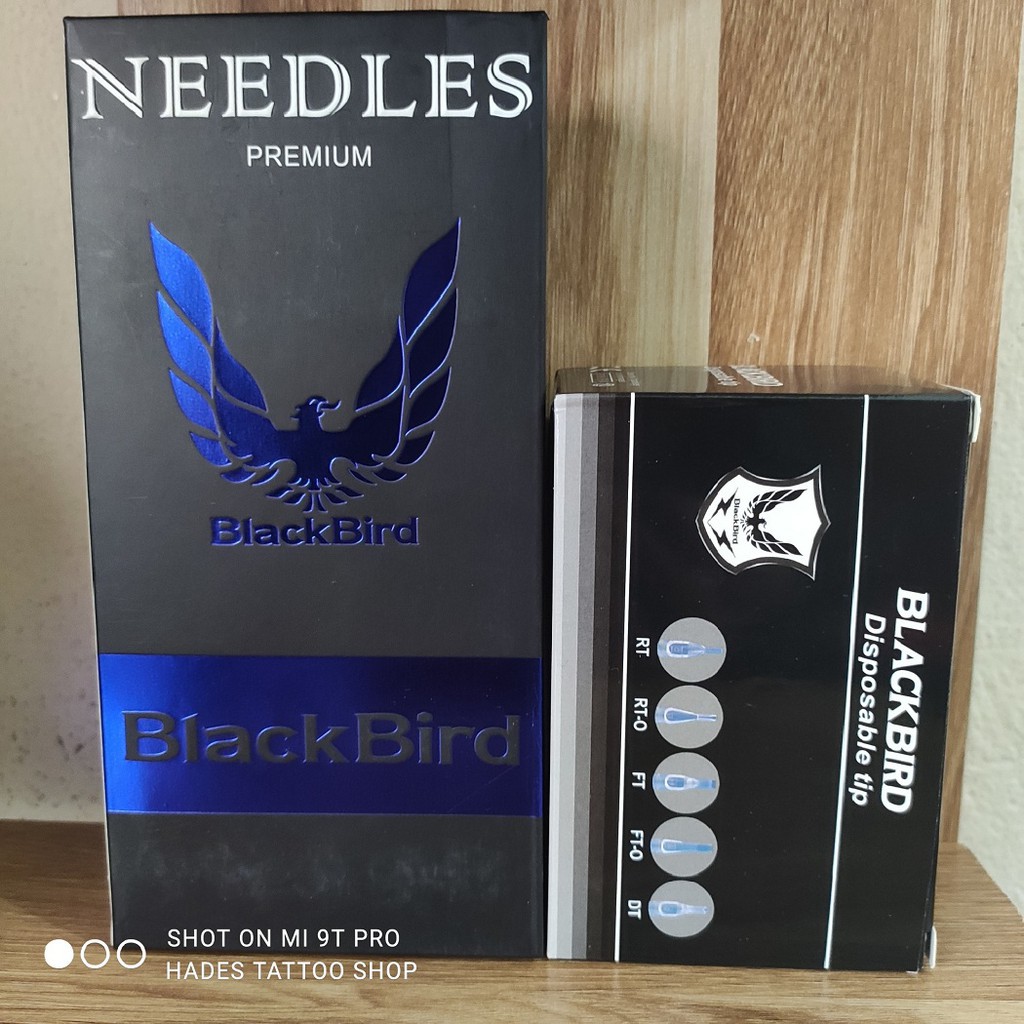 Bộ kim xăm + ngòi 15RL đi nét Black Bird ( 50 kim + 50 ngòi )