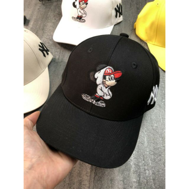 Mũ Mickey NY nam và nữ người lớn hàng hot 2021