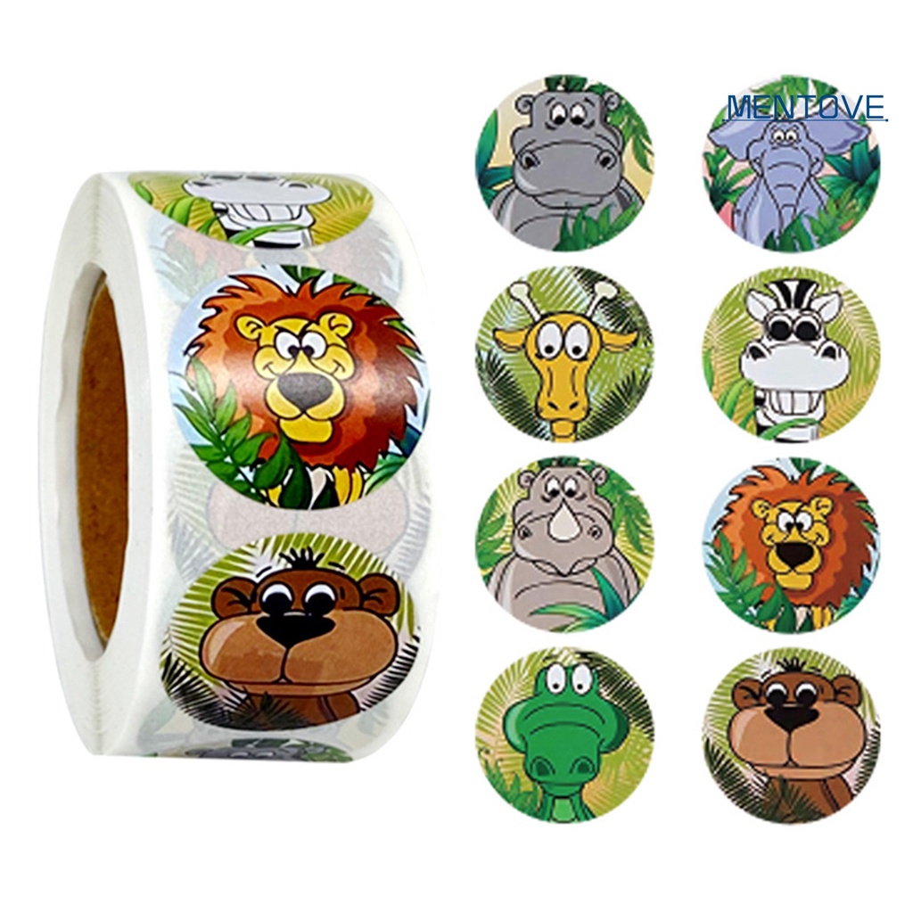 Bộ 500 Miếng Dán Sticker Chống Nước Hình Động Vật Dễ Thương