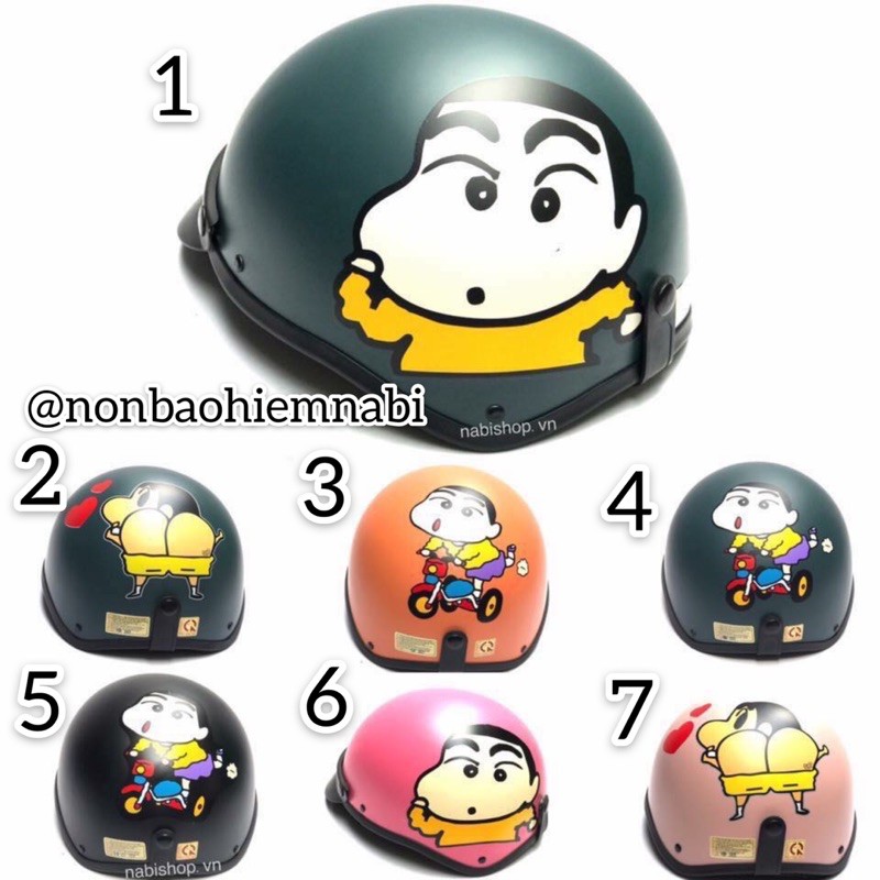 Mũ bảo hiểm đôi dễ thương ( 1 nón )☘️❤️ - Hàng cao cấp loại 1 - Sắc nét từng chi tiết