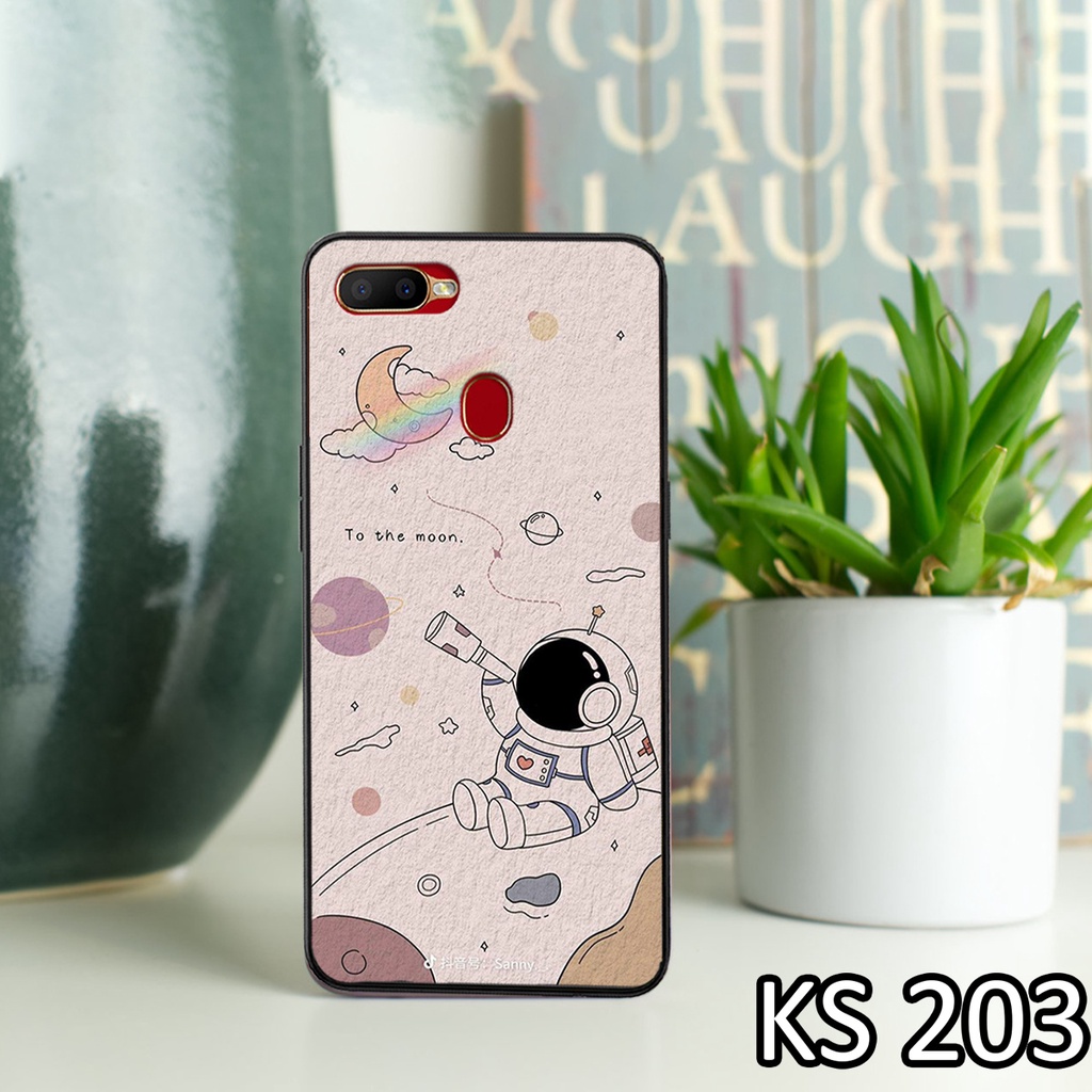 [HOT] Ốp lưng Oppo A1k/Oppo A3s/Oppo A5s/Oppo A7/Oppo A12 in hình Phi hành gia