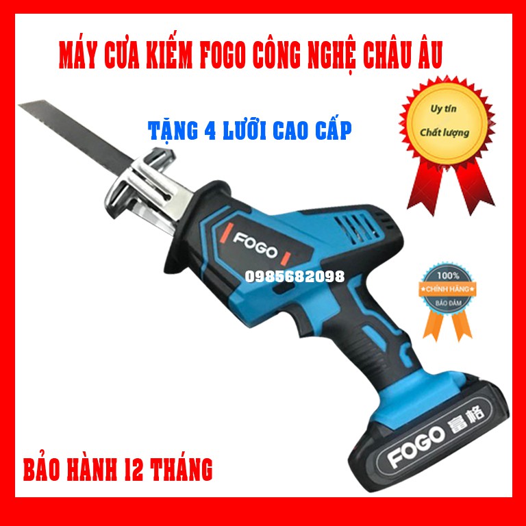 máy cưa kiếm dùng pin Fogo