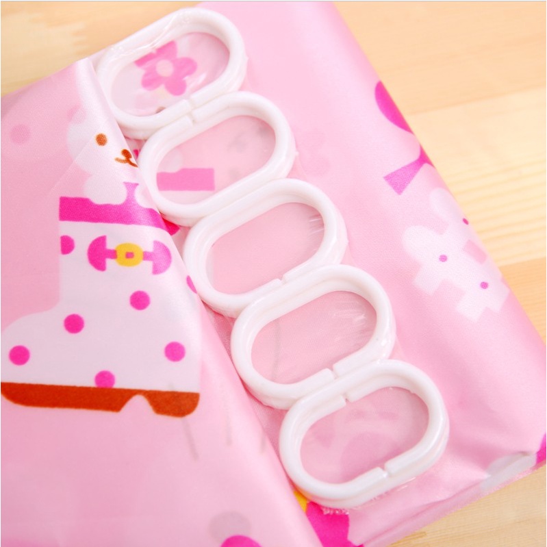 Rèm che bồn tắm chống thấm nước chống nấm mốc hình Hello Kitty