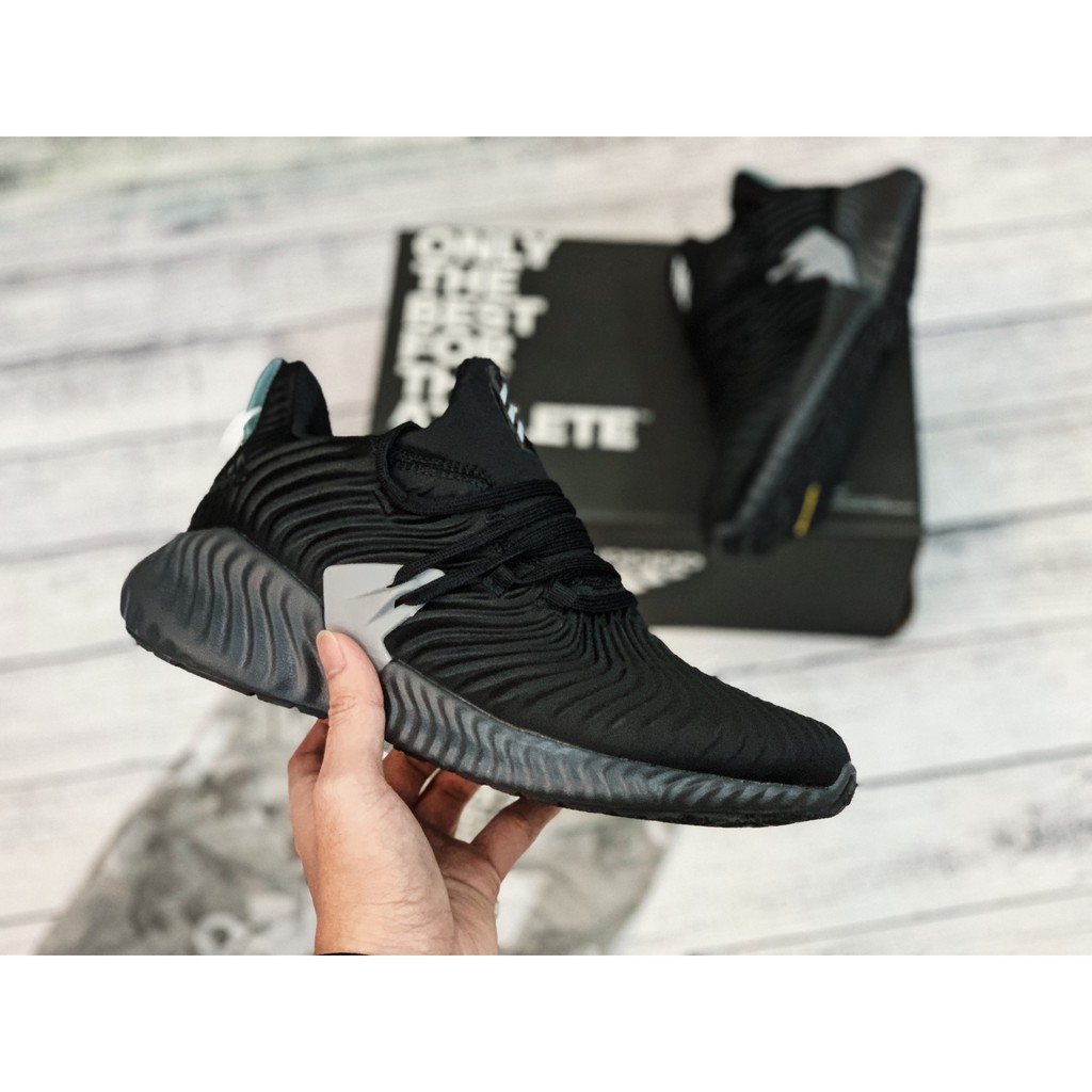 Giày Alpha Bounce Instinct nam nữ cao cấp nhẹ bền êm thể thao (đen)