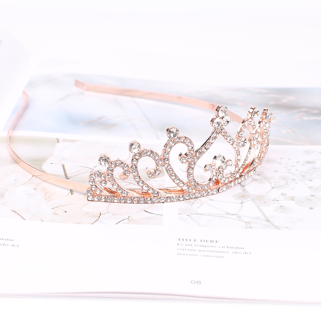 Vương miện công chúa đính đá xinh xắn dành cho bé gái