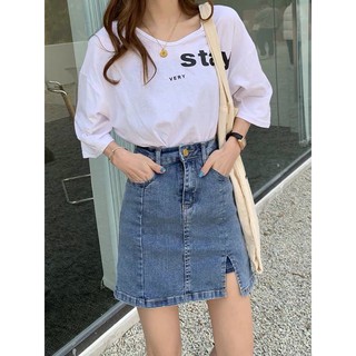 [order] chân váy xẻ tà