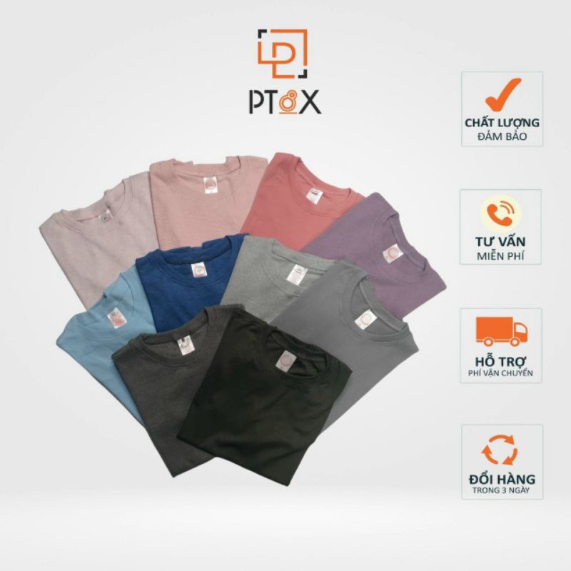 Áo phông nữ cổ tròn VNXK chất liệu cotton mềm mại nhiều màu