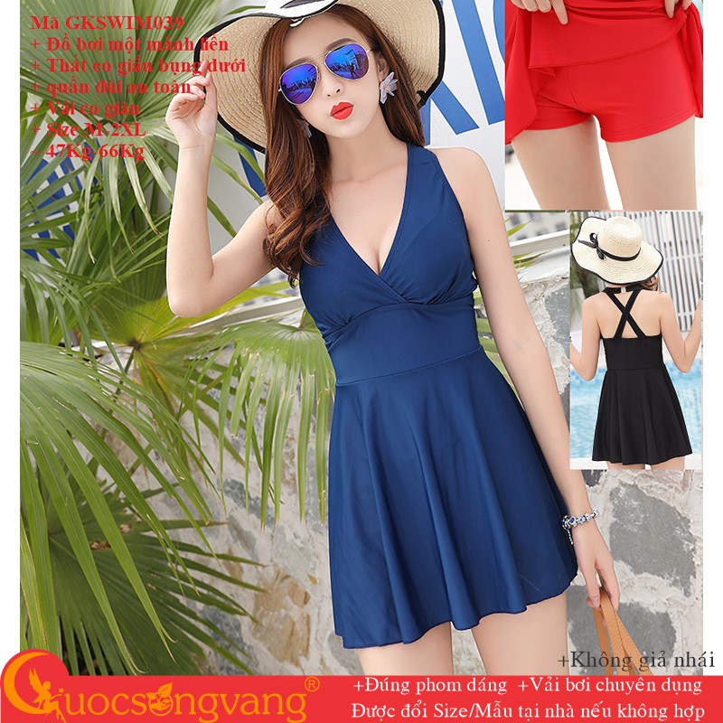 Đồ bơi một mảnh nữ váy đầm bơi một mảnh GLSWIM039 Cuocsongvang | BigBuy360 - bigbuy360.vn