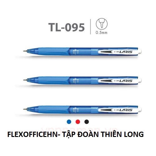 Combo 10 Bút bi Thiên Long TL-095 xanh