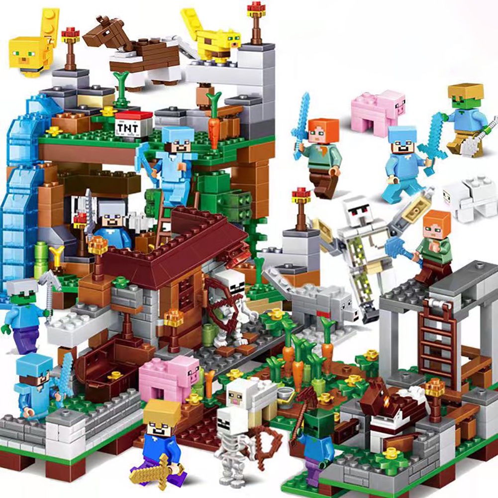 Có Sẵn Tương Thích Với Khối Xây Dựng Lego Minecraft Series Đồ Chơi Trí Tuệ Giáo Dục Lắp Ráp Hạt Nhỏ 6 Tuổi Thanh Toán Khi Nhận Hàng