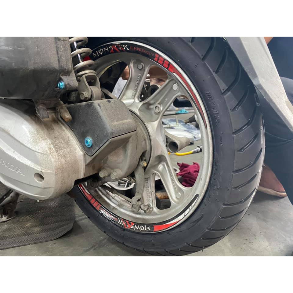 AirBlade, AB 110, AB125, AB Thái, AB Việt-Combo cặp vỏ Dunlop trước 80.90-14 D115 & sau 90.90-14 D115