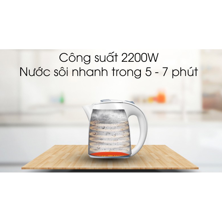 Bình đun siêu tốc Philips HD4646 – Hàng Chính Hãng