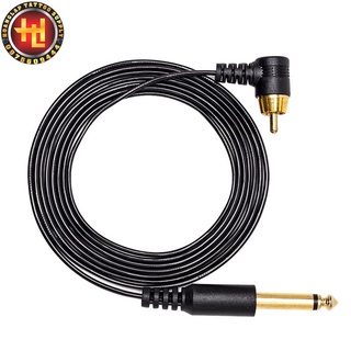 Dây rca đen gắn máy xăm