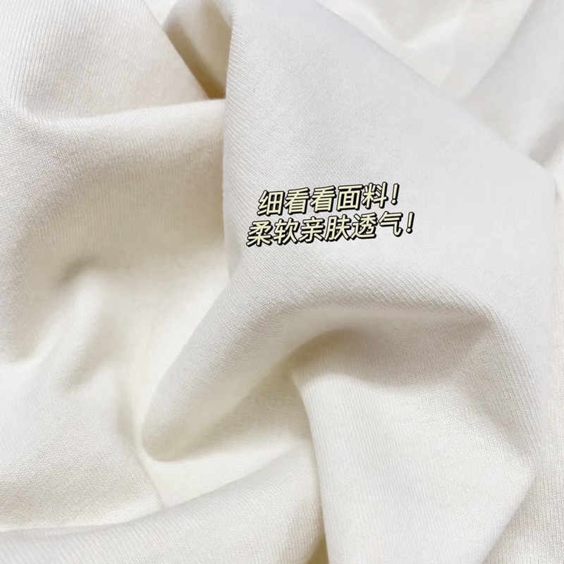 Áo thun HIIXIIVI 100% cotton tay ngắn cổ tròn in hình thời trang mùa hè phong cách Hàn Quốc cho nữ 2022