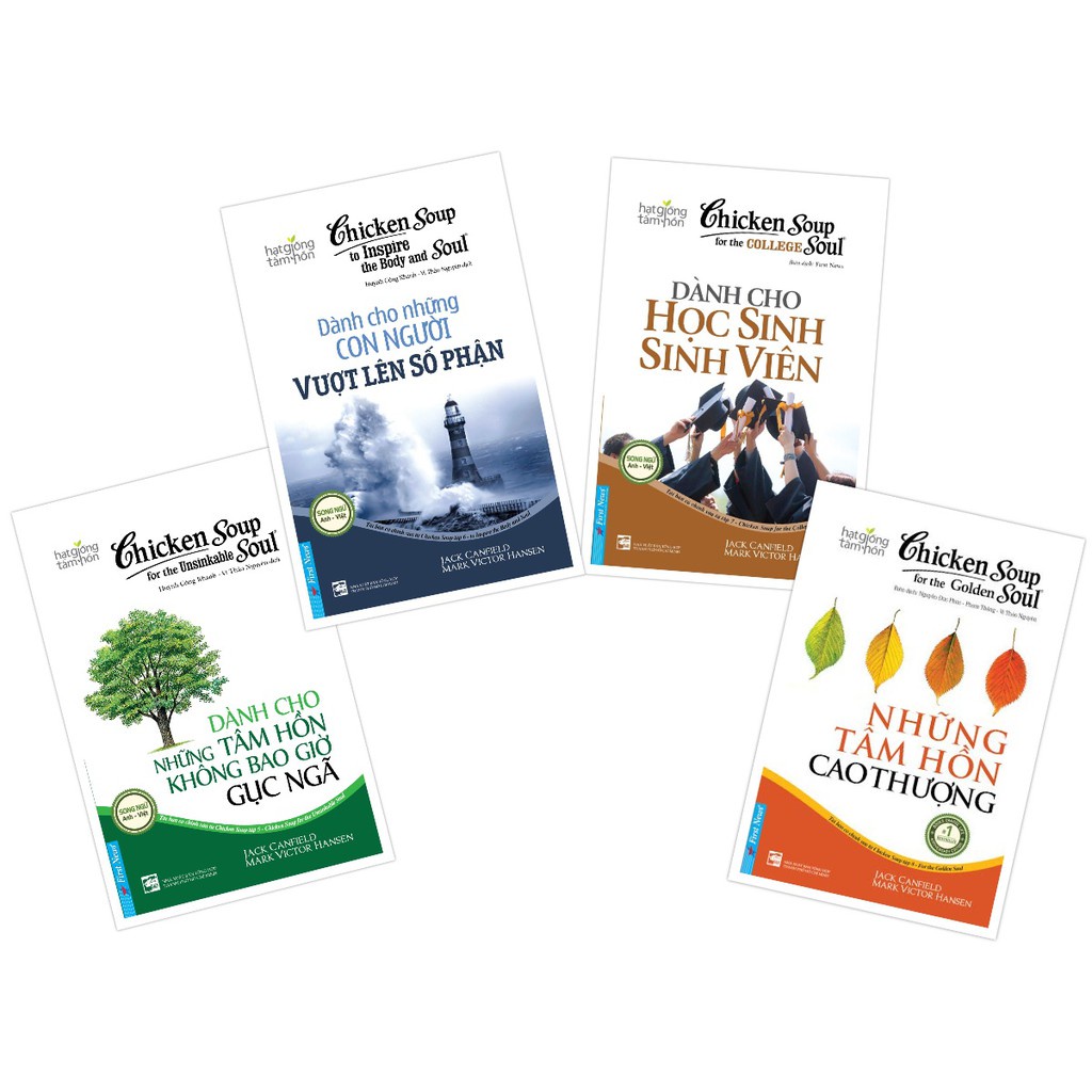 Sách - Combo Chicken Soup For The Soul Tập 5 (49002) + Tập 6 (49118) + Tập 7 (49019) + Tập 8 (50299) - First News Tặng K