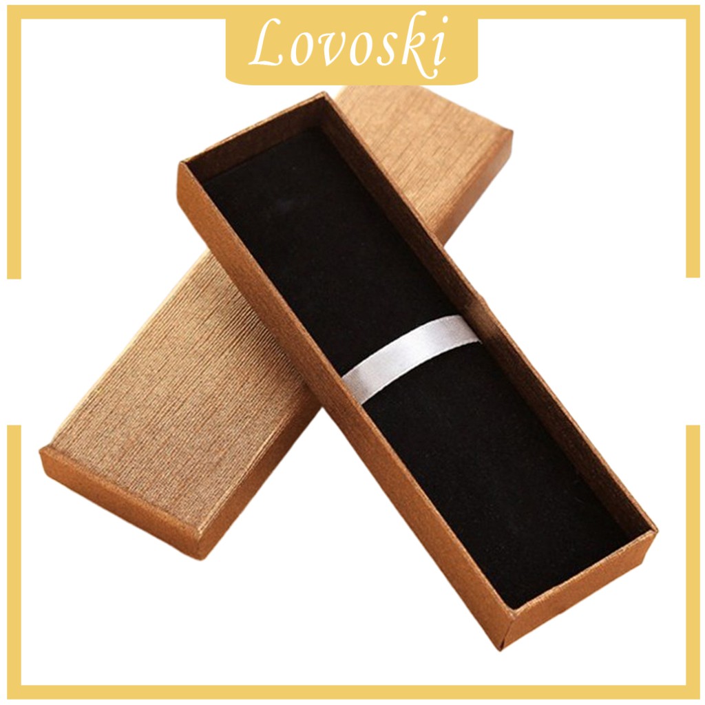 [LOVOSKI] Cardboard Box Jewelry Necklace Bracelet Gift Case Fountain Pen Storage Boxes