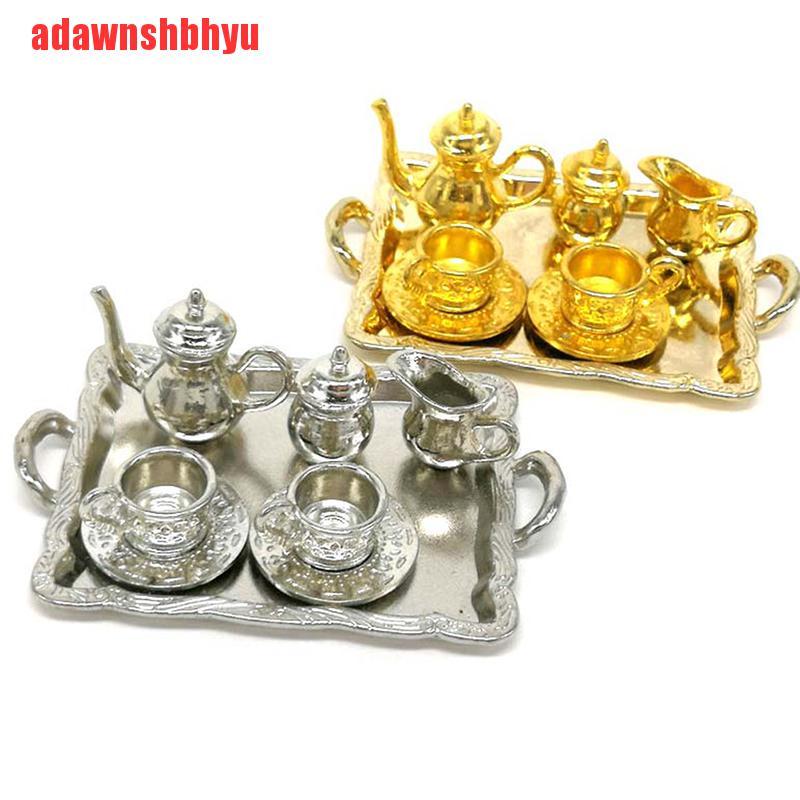 Set 10 Ly Uống Trà Tỉ Lệ 1: 12 Dùng Để Trang Trí Nhà Búp Bê