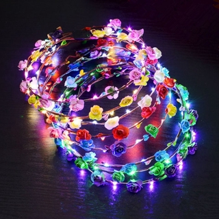 Vòng Hoa Đội Đầu Có Đèn Led Phát Sáng