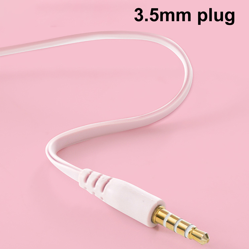Tai Nghe Nhét Tai Có Dây 3.5mm Hình Gấu Đáng Yêu Cho Bé Gái | BigBuy360 - bigbuy360.vn