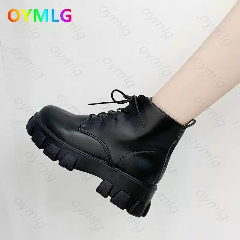 Bốt Chiến Binh Dây Buộc Cá Tính Cao 5cm JS15