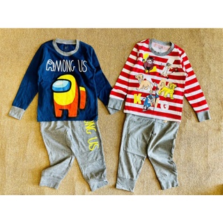 set 2 bộ gap cotton bé trai( hàng dư xịn)