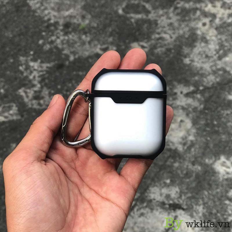 Vỏ Case Airpods 1/2 XUNDD Viền Cao Su Tặng Kèm Móc Khoá Cao Cấp