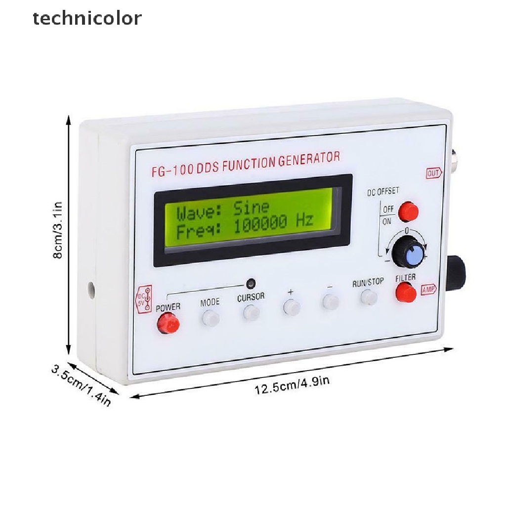 Thiết bị tạo tín hiệu tần số chính xác tốt FG-100 DDS mới TYG