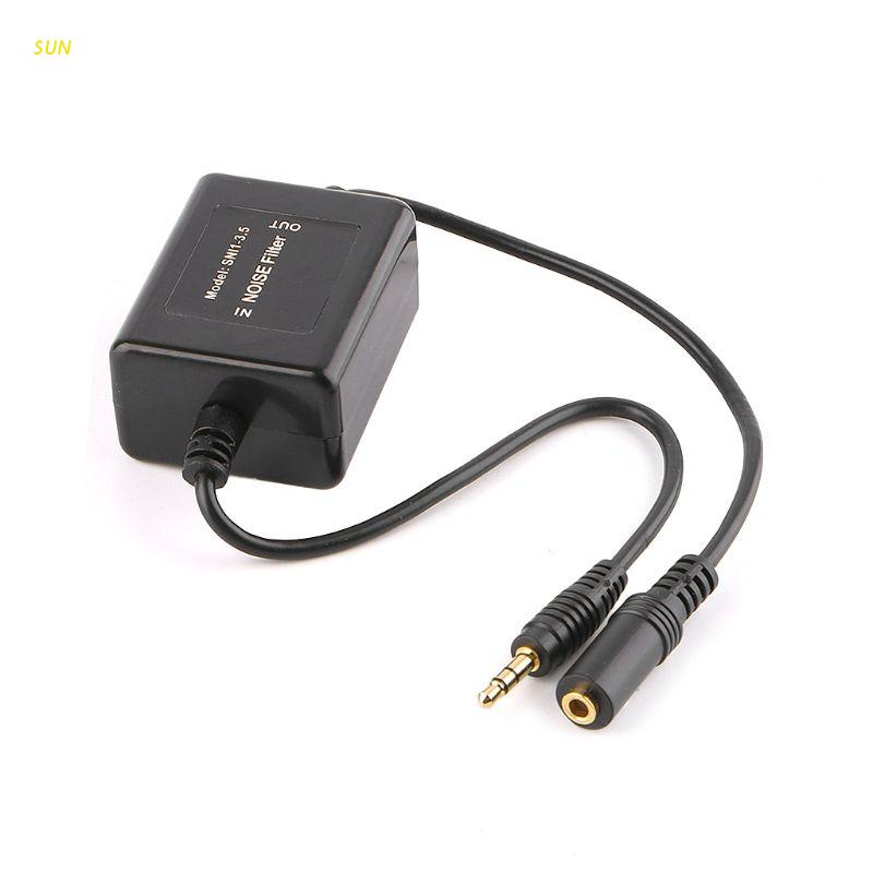 Bộ Lọc Tiếng Ồn Jack Cắm 3.5mm Chuyên Dụng Cho Tai Nghe Xe Hơi Mới