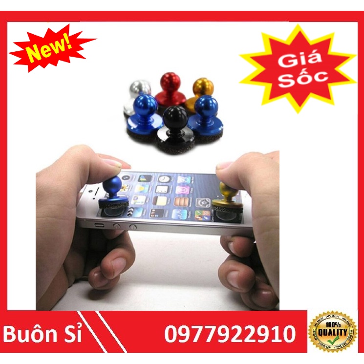 Núm Game Nhôm loại xịn _Joystick Chơi Game Điện Thoại