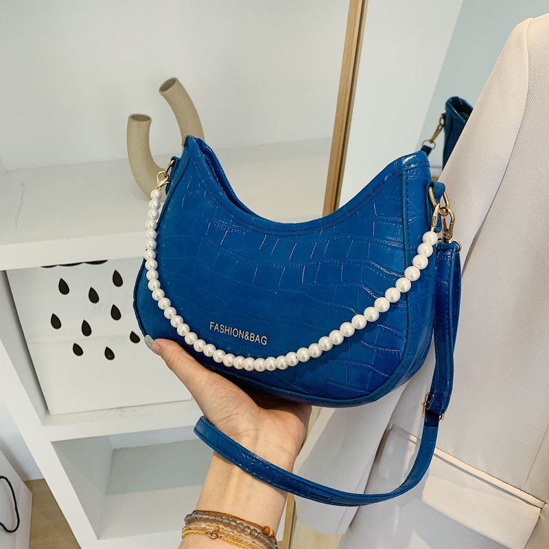 Túi Đeo Vai Đính Ngọc Trai Thời Trang Mùa Hè 2022 Cho Nữ