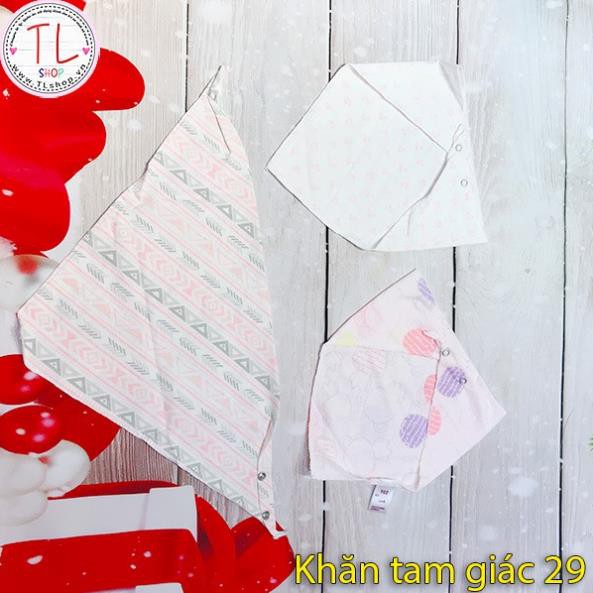 Combo 3 khăn tam giác cho bé - Khăn yếm tam giác cho bé