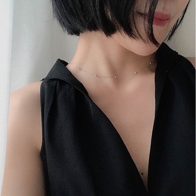 Vòng cổ choker thiết kế đơn giản sang trọng dành cho nữ