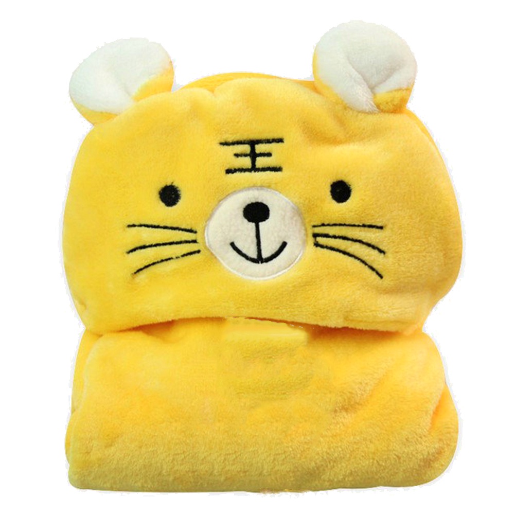 Khăn choàng tắm có mũ trùm đầu giữ ấm mùa đông cho bé