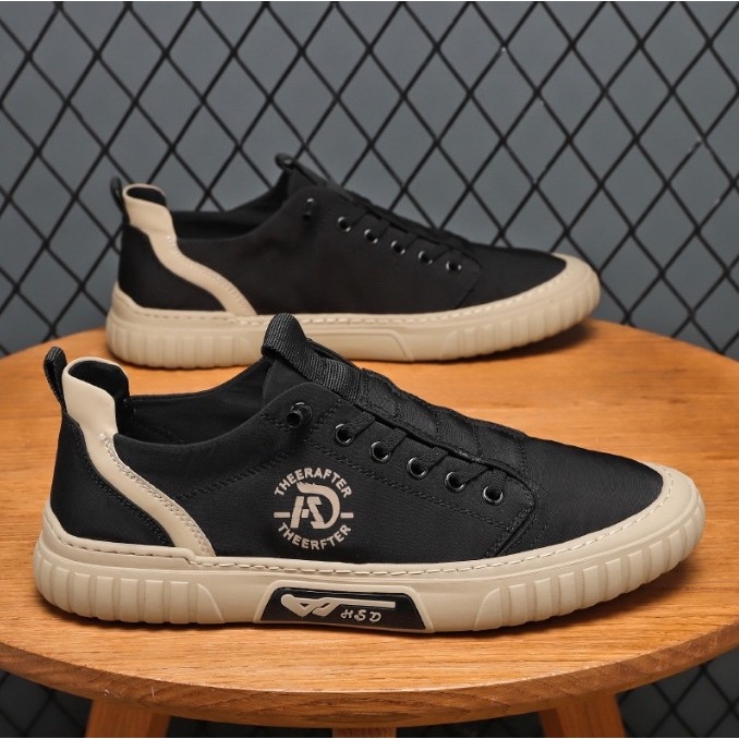 Giày Vải Nam - Giày Lười Vải Nam Kiểu Dáng Đẹp Siêu Nhẹ Êm Chân Dễ Đi AVI - 9198