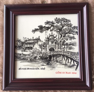 Tranh Gốm sứ Bát Tràng