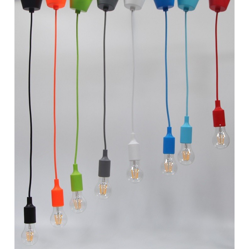 Dây đèn thả trang trí bóng led Edison A60 6W