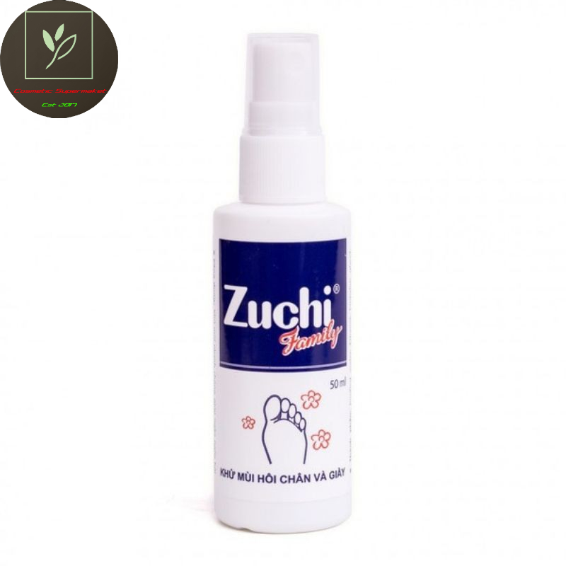 (50ml) Xịt khử mùi hôi chân và giày Zuchi Family