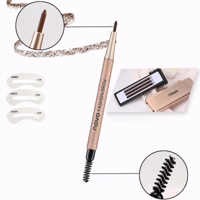 Bộ chì mày định hình 3 kiểu Novo Fashion Brow | BigBuy360 - bigbuy360.vn