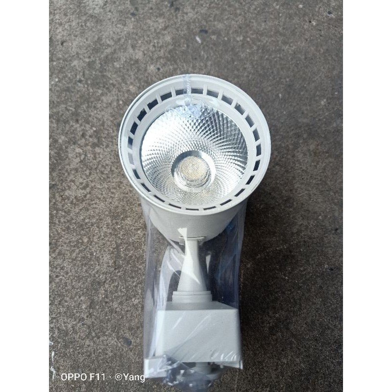 Đèn Led Rọi Thanh Ray COB 20w đèn chiếu điểm sản phẩm showroom trang trí shop 20W vỏ trắng ánh sáng Trắng - Vàng