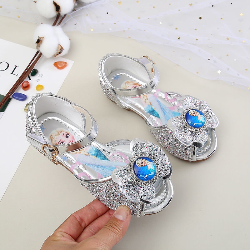 Giày Sandal Công Chúa Đính Đá Phong Cách Hàn Quốc Thời Trang Mùa Hè Hàng Mới 2022 Dành Cho Bé Gái