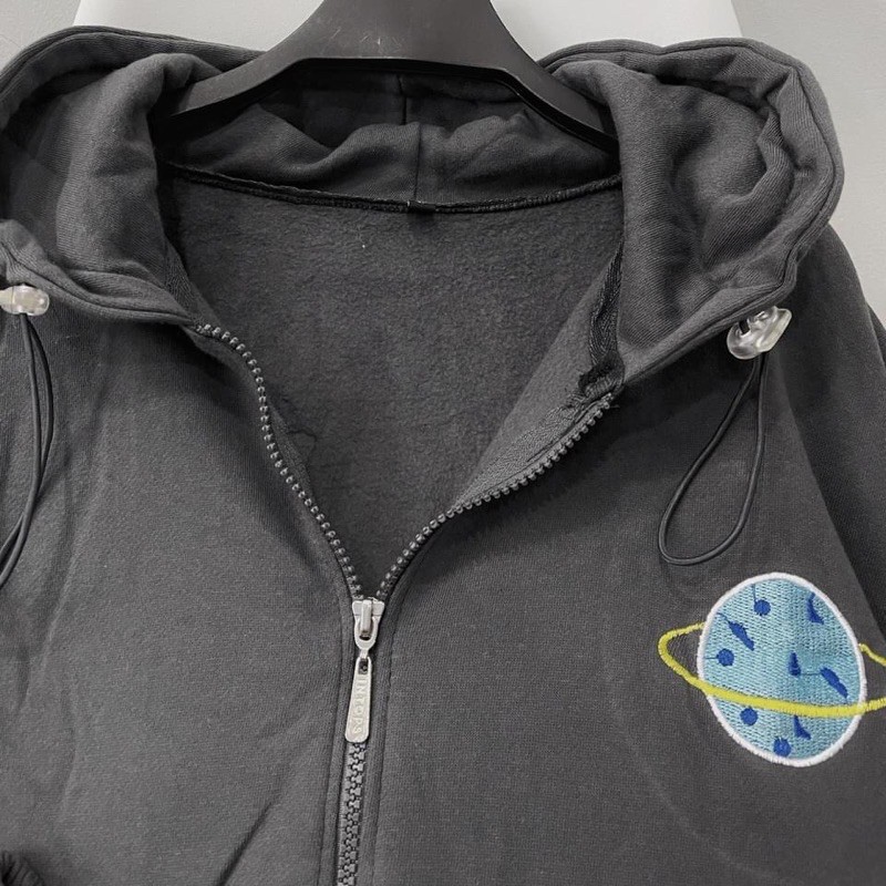 Áo khoác nỉ lót bông Hành tinh unisex | BigBuy360 - bigbuy360.vn