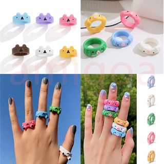Nhẫn đất sét thủ công thiết kế dễ thương