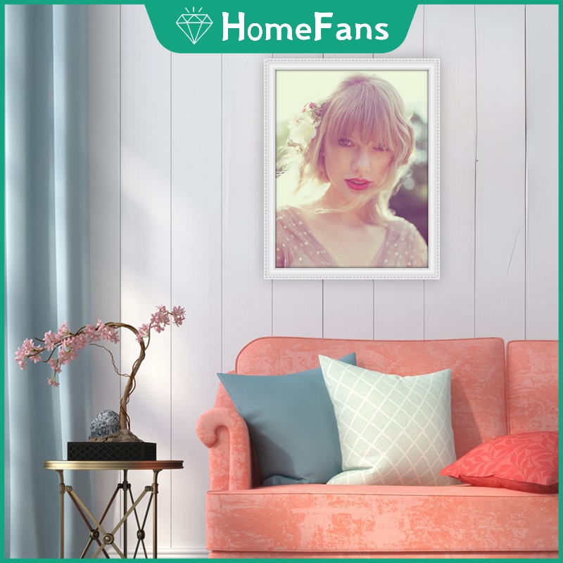 Bộ Tranh Đính Đá 5D Tự Làm Hình Người Ca Sĩ Kích Thước 40x50cm Trang Trí Nhà Cửa