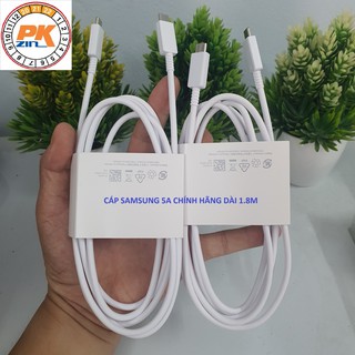 Cáp 5A Dài 1.8m Chính Hãng Samsung, Dùng Cho Củ 45W, 65W, Chip Đời Mới Sạc Siêu Nhanh