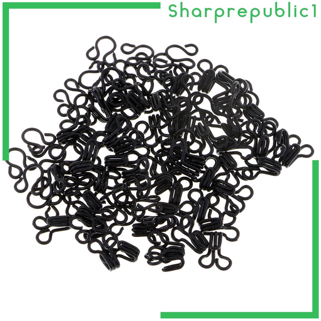 [shpre1] 50 Sets Metal Sewing Hooks and Eyes Closure