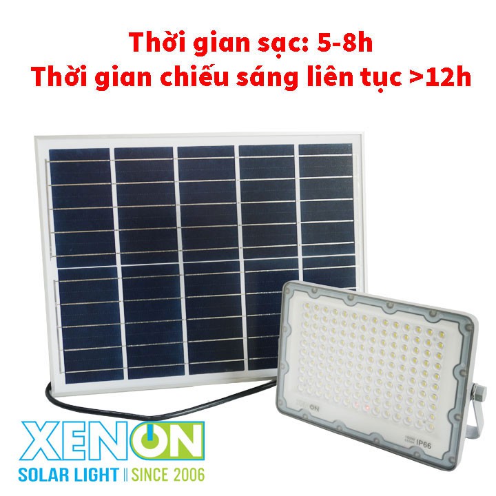 Đèn pha năng lượng mặt trời Xenon Deluxe cao cấp chính hãng DL03-100W