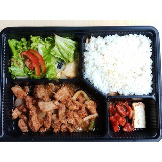 100 Hộp nhựa 4 ngăn đựng cơm