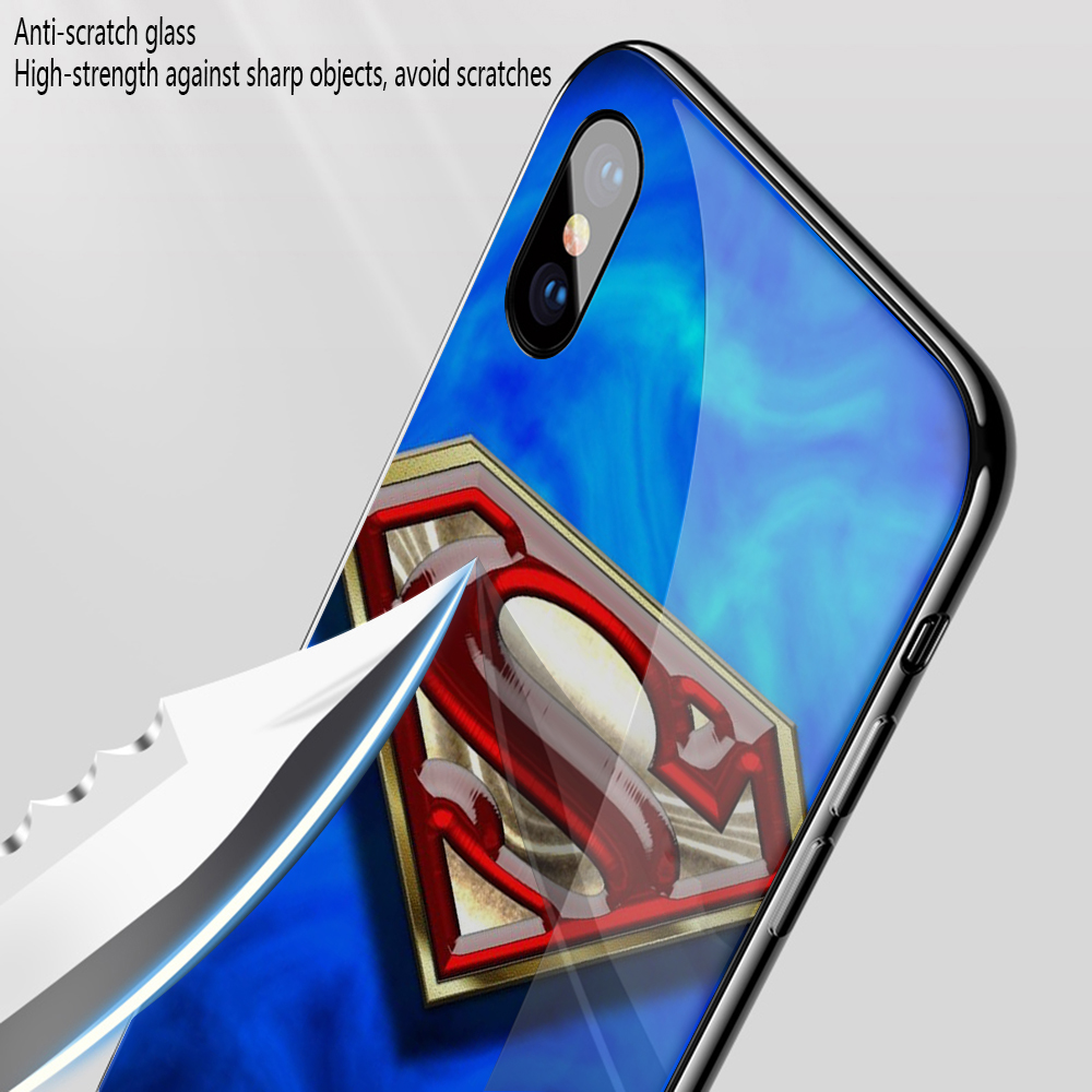 Q104 Superhero superman Vivo V7 Plus V5S V9 V11 V15 Pro Y55S Y67 Y81S Y85 Y89 Tempered Glass Soft Case | BigBuy360 - bigbuy360.vn