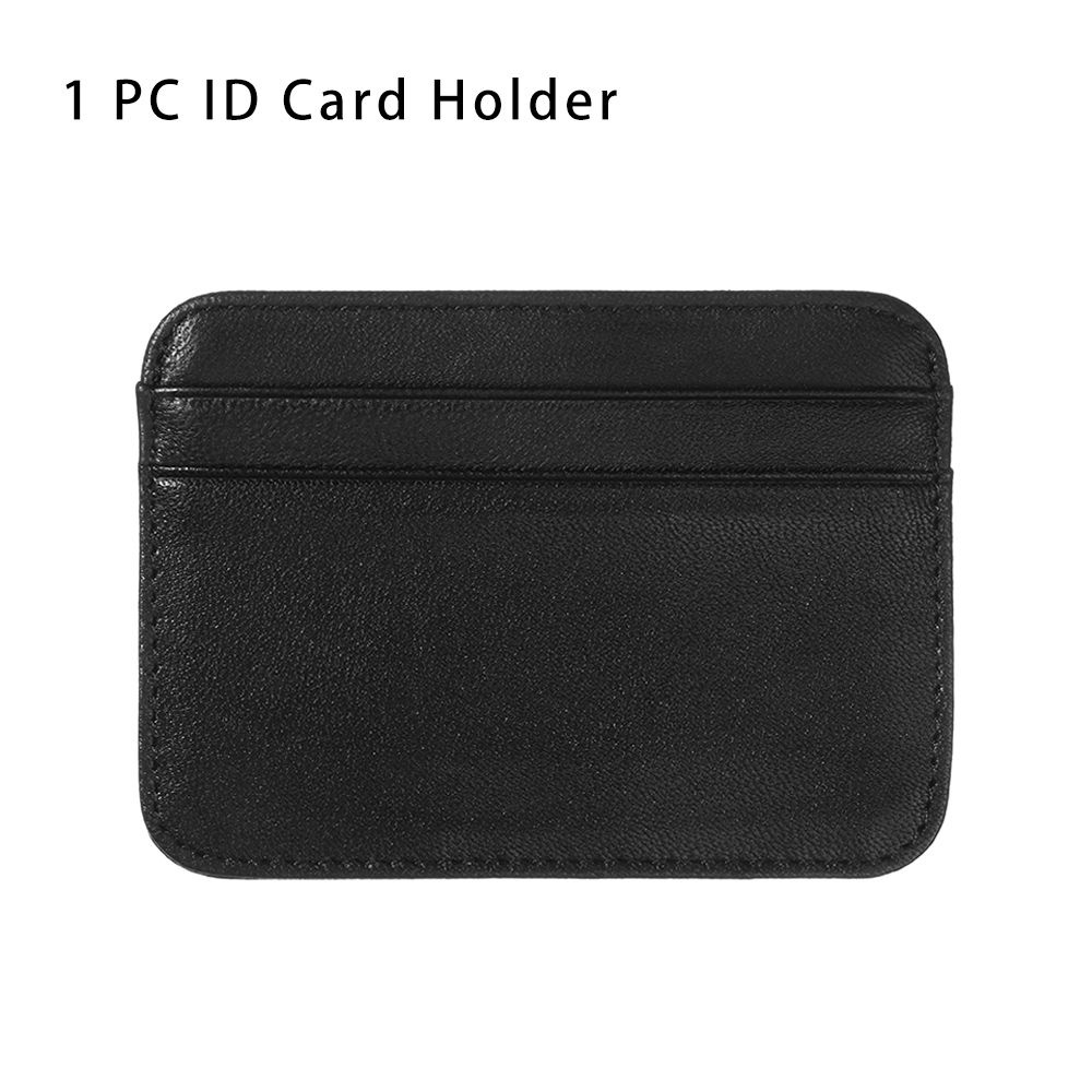 Ví Da Cừu Thật Mini Có Ngăn Đựng Thẻ Thời Trang Sang Trọng Cho Nam