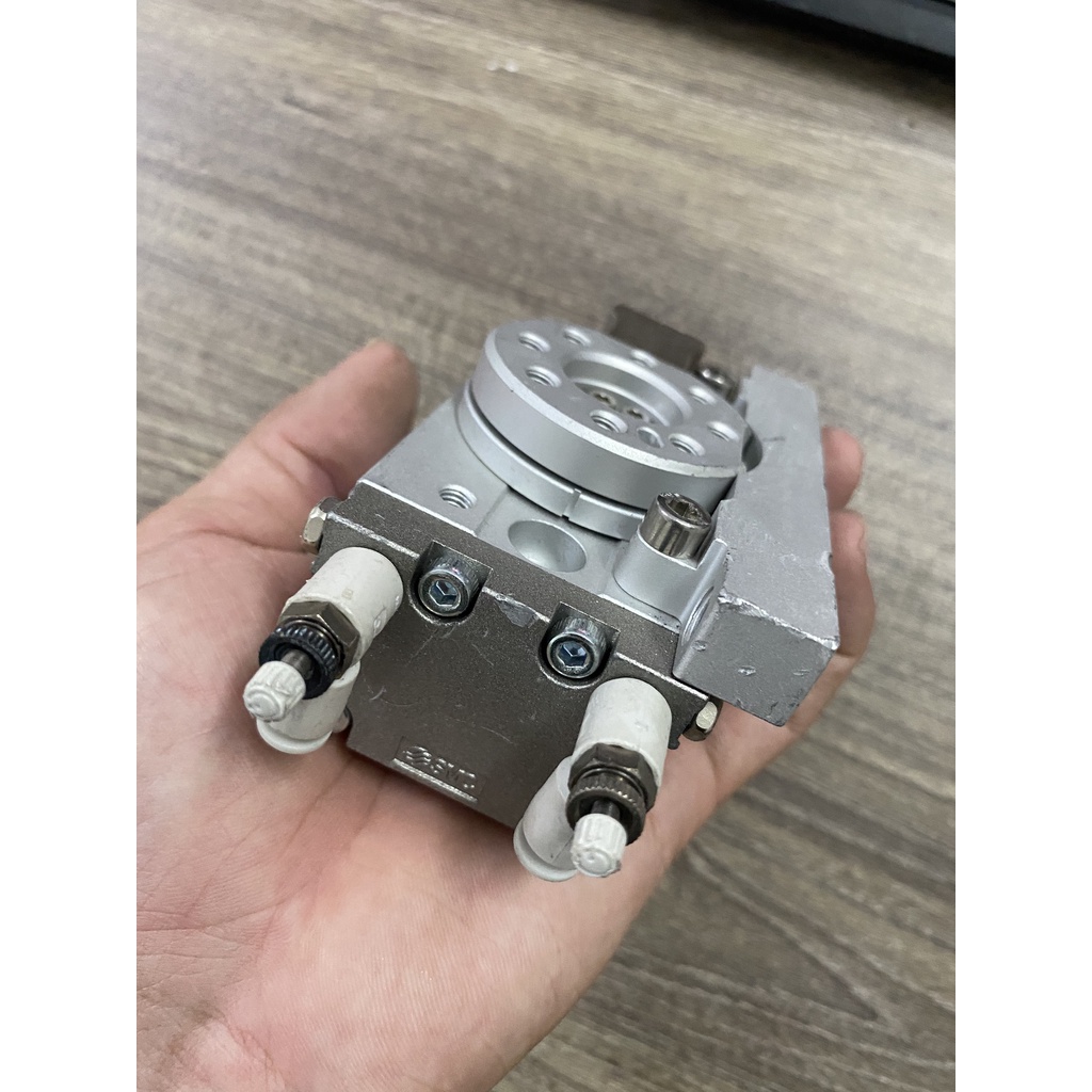 Xy lanh xoay SMC  MSQB10L2  quay góc 180*  + Tặng đầu nối khí nén